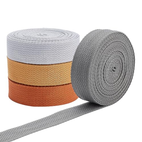 PH PandaHall 20 Yards 4 Farben Nähen Twill Gurtband 25 mm Grobes Baumwollgewebe Gurtband Mit Hoher Dichte Bekleidungsnähzubehör Zum Nähen von Bekleidung Kunsthandwerk PH PandaHall 20 Yards 4 Farben Nähen Twill Gurtband 25 mm Grobes Baumwollgewebe Gurtband Mit Hoher Dichte Bekleidungsnähzubehör Zum Nähen von Bekleidung Kunsthandwerk von PH PandaHall