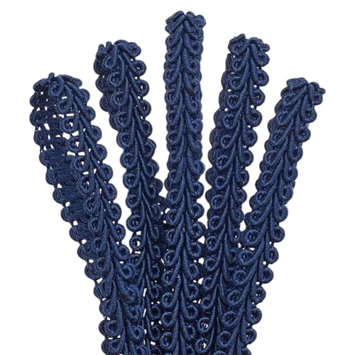 PH PandaHall 22.8 m Polyester Gimpenborte 8mm Fransenbesatz Stoffband Für Kostümherstellung DIY Bastelarbeiten Heimdekoration Vorhang Sofa Dekoration Rosa von PH PandaHall