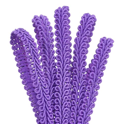 PH PandaHall 22.8m Gimpenborte Spitzenbesatz 8mm Tausendfüßler Zopfbesatz Dekorative Borte aus Polyester Für Polster Vorhänge Kostüme Nähen Lila PH PandaHall 22.8m Gimpenborte Spitzenbesatz 8mm Tausendfüßler Zopfbesatz Dekorative Borte aus Polyester Für Polster Vorhänge Kostüme Nähen Lila von PH PandaHall