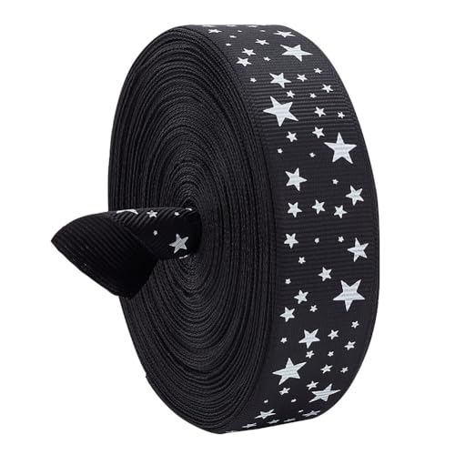 PH PandaHall 22.8m Sterne gedruckt Bänder, 26mm Schwarzes Dekoband mit weißen Sternen Polyester Bastelband für Bögen Making Weihnachten Hochzeit Home Decor Gift Wrapping DIY Crafts PH PandaHall 22.8m Sterne gedruckt Bänder, 26mm Schwarzes Dekoband mit weißen Sternen Polyester Bastelband für Bögen Making Weihnachten Hochzeit Home Decor Gift Wrapping DIY Crafts von PH PandaHall