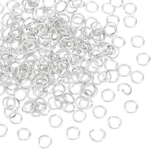 PH PandaHall 220 Stück 925 Biegeringe Aus Sterlingsilber 4mm Offene Biegeringe Kreisverschluss Verbindungsringe Runde Offene Biegeringe Sprungverschlussringe Mini Offene Biegeringe Zum Basteln PH PandaHall 220 Stück 925 Biegeringe Aus Sterlingsilber 4mm Offene Biegeringe Kreisverschluss Verbindungsringe Runde Offene Biegeringe Sprungverschlussringe Mini Offene Biegeringe Zum Basteln von PH PandaHall