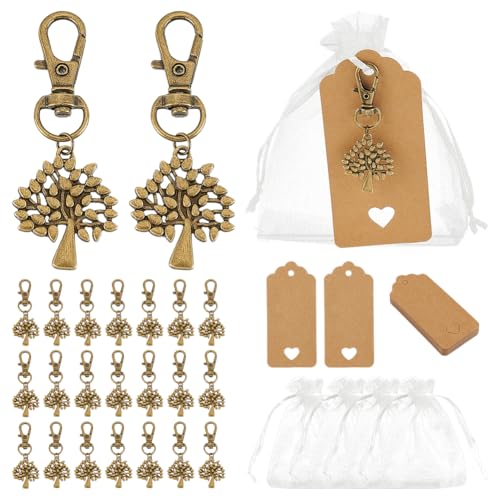 PH PandaHall 24 Sets Baum des Lebens, Schlüsselanhänger, Gastgeschenke, Taufe, Party, Gastgeschenk, Organza-Geschenkbeutel, Hochzeitsgeschenk, kleine Netzbeutel, antiker goldener PH PandaHall 24 Sets Baum des Lebens, Schlüsselanhänger, Gastgeschenke, Taufe, Party, Gastgeschenk, Organza-Geschenkbeutel, Hochzeitsgeschenk, kleine Netzbeutel, antiker goldener von PH PandaHall