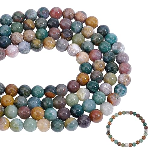 PH PandaHall 240 Stück Natürliche Indische Achatperlen 6mm Edelsteinperlen Runde Lose Perlen Glatte Edelsteine Abstandsperlen Für Halsketten Armbänder Schmuckherstellung DIY Handwerk 4 Stränge PH PandaHall 240 Stück Natürliche Indische Achatperlen 6mm Edelsteinperlen Runde Lose Perlen Glatte Edelsteine Abstandsperlen Für Halsketten Armbänder Schmuckherstellung DIY Handwerk 4 Stränge von PH PandaHall