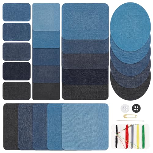 PH PandaHall 25 Stück Reparaturflicken Zum Aufbügeln Blaue Jeansflicken Jeansflicken Zum Aufnähen Kleiderflicken Stoffreparaturflicken Mit Nähset Für Jeansreparatur Dekor PH PandaHall 25 Stück Reparaturflicken Zum Aufbügeln Blaue Jeansflicken Jeansflicken Zum Aufnähen Kleiderflicken Stoffreparaturflicken Mit Nähset Für Jeansreparatur Dekor von PH PandaHall
