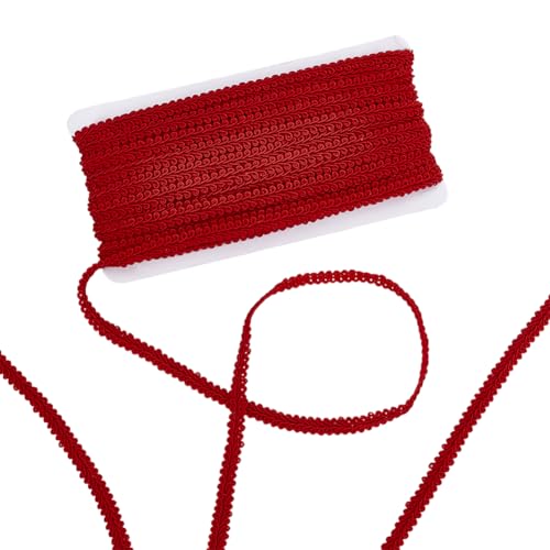 PH PandaHall 25m Roter Geflochtener Spitzenbesatz 8mm Tausendfüßler Zopfbesatz Dekoratives Spitzenband Zum Basteln Polyester Gimpenbesatz Für Polster Vorhänge Kostüme Nähen PH PandaHall 25m Roter Geflochtener Spitzenbesatz 8mm Tausendfüßler Zopfbesatz Dekoratives Spitzenband Zum Basteln Polyester Gimpenbesatz Für Polster Vorhänge Kostüme Nähen von PH PandaHall