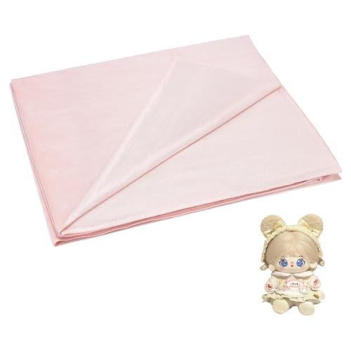 PH PandaHall 2x1.84 m Polyester Kurzplüschstoff Rosa Weicher Stoff Zum Nähen von Plüschtieren Nähzubehör Stoff Für Kleidung Kissen Dekokissen DIY Basteln von PH PandaHall