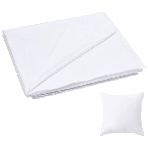 PH PandaHall 2x1.84 m Polyester Kurzplüschstoff Weißer Weicher Stoff Zum Nähen von Plüschtieren Nähzubehör Stoff Für Kleidung Kissen Dekokissen DIY Basteln von PH PandaHall