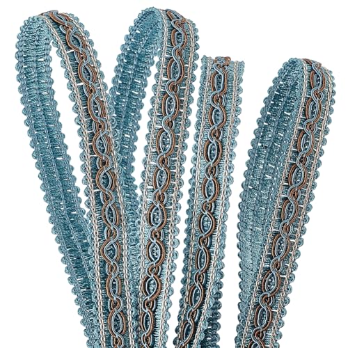 PH PandaHall 32 Yards Blauer Zopffaden Zum Nähen 16mm Polyester Grundfransenbesatz Stoff Gimpengeflecht Besatzband Für Polster Kostüm DIY Handwerk Schmuckherstellung Vorhang Kostümdekoration PH PandaHall 32 Yards Blauer Zopffaden Zum Nähen 16mm Polyester Grundfransenbesatz Stoff Gimpengeflecht Besatzband Für Polster Kostüm DIY Handwerk Schmuckherstellung Vorhang Kostümdekoration von PH PandaHall