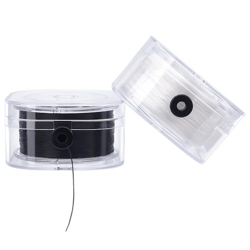 PH PandaHall 350 Yards Elastische Schnur 0.3mm Dehnbarer Elastischer Faden Schwarz Weißer Faden Mit Aufbewahrungstasche Für Armbänder Halsketten Schmuck PH PandaHall 350 Yards Elastische Schnur 0.3mm Dehnbarer Elastischer Faden Schwarz Weißer Faden Mit Aufbewahrungstasche Für Armbänder Halsketten Schmuck von PH PandaHall