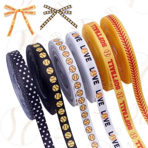 PH PandaHall 36m 6 Stile Baseball Bänder 1cm Breite Softball Bänder Baseball gedruckt Grosgrain Ribbon Sport Bälle Bänder Stoff Bänder für Sport Party Dekor DIY Basteln Nähen PH PandaHall 36m 6 Stile Baseball Bänder 1cm Breite Softball Bänder Baseball gedruckt Grosgrain Ribbon Sport Bälle Bänder Stoff Bänder für Sport Party Dekor DIY Basteln Nähen von PH PandaHall