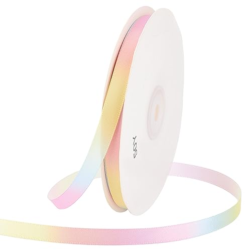PH PandaHall 45.7m Regenbogenband Mit Hellen Farbverläufen 10mm Satin Polyesterband Einseitig Bunt Bedrucktes Band Für DIY Kleidung Urlaub Hochzeit Dekoration Geschenkverpackung Schleifenherstellung PH PandaHall 45.7m Regenbogenband Mit Hellen Farbverläufen 10mm Satin Polyesterband Einseitig Bunt Bedrucktes Band Für DIY Kleidung Urlaub Hochzeit Dekoration Geschenkverpackung Schleifenherstellung von PH PandaHall