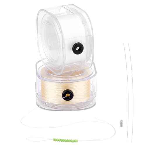 PH PandaHall 450 m 0.2 mm Schnur Für Armband Perlenfaden Rocailles Perlenfaden Nähschnur Mit Führungsdraht Und Schnalle Zum Nähen von Perlenarmbändern PH PandaHall 450 m 0.2 mm Schnur Für Armband Perlenfaden Rocailles Perlenfaden Nähschnur Mit Führungsdraht Und Schnalle Zum Nähen von Perlenarmbändern von PH PandaHall