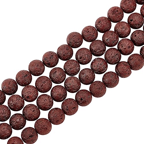 PH PandaHall 470 Stück 8 mm natürliche Lava-Perlen, Kokosnuss-braune Perlen, braune Lavastein-Perlen, Chakra-Perlen, braune Edelsteinperlen, Bulk-Lava-Perlen für die Schmuckherstellung PH PandaHall 470 Stück 8 mm natürliche Lava-Perlen, Kokosnuss-braune Perlen, braune Lavastein-Perlen, Chakra-Perlen, braune Edelsteinperlen, Bulk-Lava-Perlen für die Schmuckherstellung von PH PandaHall