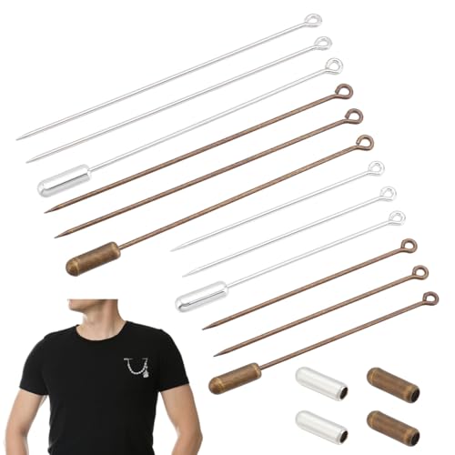 PH PandaHall 48 Sets Brosche Stecknadeln, Stick Sicherheitsnadeln 2 Größen Augennadeln Metall Stick Pin Silber Antike Bronze Nadel Auge Pin mit Stopper-Enden für Frauen DIY Kostüm Anzug Hut Schmuck PH PandaHall 48 Sets Brosche Stecknadeln, Stick Sicherheitsnadeln 2 Größen Augennadeln Metall Stick Pin Silber Antike Bronze Nadel Auge Pin mit Stopper-Enden für Frauen DIY Kostüm Anzug Hut Schmuck von PH PandaHall