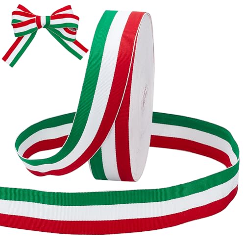 PH PandaHall 4cm Rotes weißes und grünes Band 45.7m Trikolore Dekoratives Band Italienische Flagge Patriotisches Band für Geschenkverpackungen Party Weihnachten Urlaub Dekoration PH PandaHall 4cm Rotes weißes und grünes Band 45.7m Trikolore Dekoratives Band Italienische Flagge Patriotisches Band für Geschenkverpackungen Party Weihnachten Urlaub Dekoration von PH PandaHall