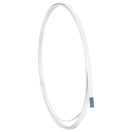 PH PandaHall 5m Festes Stäbchen Zum Nähen 8x1 mm Weißes PVC Beschichtetes Stahl Stäbchen Korsett Stäbchen Metallstreben Stäbchen Zum Nähen von Korsett Bastelarbeiten Hochzeitskleid Stillkappen von PH PandaHall
