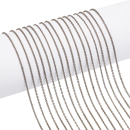PH PandaHall 5m Messing Ketten 2x1.5mm Schmuck Herstellung Ketten Antike Bronze Link Kabel Kette Retro Halskette Ketten Twisted Link Kette für Schmuck Halskette Armband Ohrring Herstellung PH PandaHall 5m Messing Ketten 2x1.5mm Schmuck Herstellung Ketten Antike Bronze Link Kabel Kette Retro Halskette Ketten Twisted Link Kette für Schmuck Halskette Armband Ohrring Herstellung von PH PandaHall