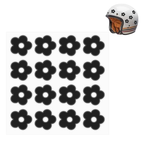 PH PandaHall 6 Blatt Blumenaufkleber Schwarze Dekorative Aufkleber Vinyl Aufkleber Wasserdicht Motorradhelm Aufkleber 3x3cm Selbstklebender Aufkleber Für Laptop Telefon Helme Dekoration Basteln PH PandaHall 6 Blatt Blumenaufkleber Schwarze Dekorative Aufkleber Vinyl Aufkleber Wasserdicht Motorradhelm Aufkleber 3x3cm Selbstklebender Aufkleber Für Laptop Telefon Helme Dekoration Basteln von PH PandaHall