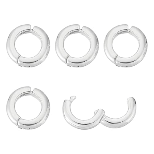 PH PandaHall 6 Stück 925 Biegeringe Aus Sterlingsilber 7mm Schnappringe Verbindungsstücke O Ringe Für Die Herstellung von Armbändern Und Schmuck Innendurchmesser: 4.2mm PH PandaHall 6 Stück 925 Biegeringe Aus Sterlingsilber 7mm Schnappringe Verbindungsstücke O Ringe Für Die Herstellung von Armbändern Und Schmuck Innendurchmesser: 4.2mm von PH PandaHall