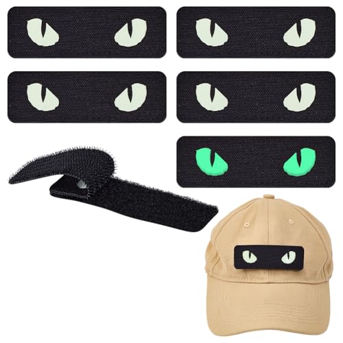 PH PandaHall 6 Stück Im Dunkeln Leuchtendes Katzenaugen Patch 9x3cm Hakenrücken Taktische Bestickte Katzenaugen Patches Für Rucksäcke Hüte Taschen Schwarz PH PandaHall 6 Stück Im Dunkeln Leuchtendes Katzenaugen Patch 9x3cm Hakenrücken Taktische Bestickte Katzenaugen Patches Für Rucksäcke Hüte Taschen Schwarz von PH PandaHall