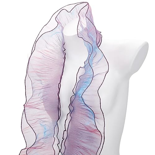 PH PandaHall 6.4 m Organza Tüllstoff Vintage Rüschen Plissee Chiffon Besatz Applikationsbesatz Spitzenstoffe Für DIY Hochzeitskleid Kostüm Halloween Cosplay Nähen Basteln Vorhang Heimdekoration PH PandaHall 6.4 m Organza Tüllstoff Vintage Rüschen Plissee Chiffon Besatz Applikationsbesatz Spitzenstoffe Für DIY Hochzeitskleid Kostüm Halloween Cosplay Nähen Basteln Vorhang Heimdekoration von PH PandaHall