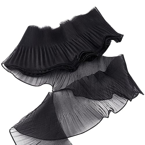 PH PandaHall 6.4 m Rüschen Spitzenbordüre Organza Tüll Stoff Applikation Rüschen Plissiert Chiffon Besatz Spitzenstoffe Für DIY Hochzeitskleid Make Up Party Kostüm Nähen Basteln Vorhang PH PandaHall 6.4 m Rüschen Spitzenbordüre Organza Tüll Stoff Applikation Rüschen Plissiert Chiffon Besatz Spitzenstoffe Für DIY Hochzeitskleid Make Up Party Kostüm Nähen Basteln Vorhang von PH PandaHall