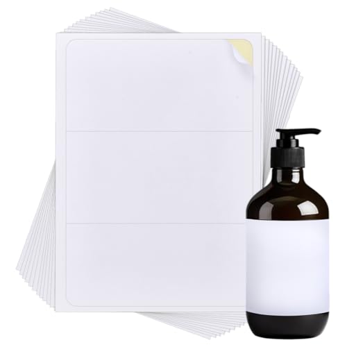 PH PandaHall 60 Stück Rechteckige Weinflaschenetiketten Weiße Aufkleber Bedruckbare Blanko Etiketten Für Laserdrucker Wasserfeste Etiketten Für Chateau Home Hochzeit 8.9x20.3cm PH PandaHall 60 Stück Rechteckige Weinflaschenetiketten Weiße Aufkleber Bedruckbare Blanko Etiketten Für Laserdrucker Wasserfeste Etiketten Für Chateau Home Hochzeit 8.9x20.3cm von PH PandaHall