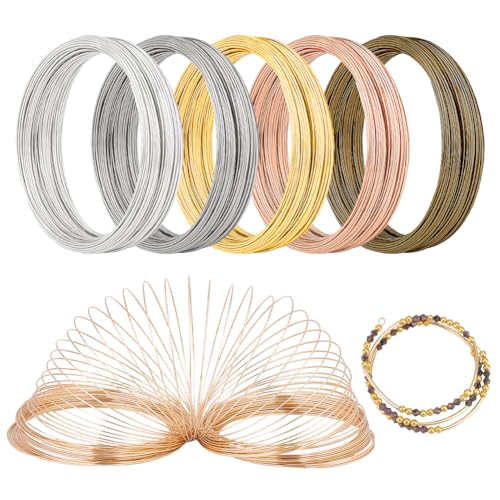 PH PandaHall 600 Loops Memorydraht Zur Armbandherstellung 22 Gauge Memory Beading Wire Armbanddraht Stahl Schmuckdraht Für Die Schmuckherstellung Armband Halskette PH PandaHall 600 Loops Memorydraht Zur Armbandherstellung 22 Gauge Memory Beading Wire Armbanddraht Stahl Schmuckdraht Für Die Schmuckherstellung Armband Halskette von PH PandaHall