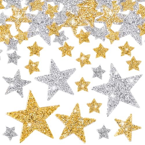 PH PandaHall 64 Stück Stern Patches In 4 Größen Aufnäher Zum Aufbügeln Stern Hut Aufnäher Glitzernde Kristallstern Aufnäher Selbstklebende Applikationen Für Kleider Kleidung Jeans Zuhause PH PandaHall 64 Stück Stern Patches In 4 Größen Aufnäher Zum Aufbügeln Stern Hut Aufnäher Glitzernde Kristallstern Aufnäher Selbstklebende Applikationen Für Kleider Kleidung Jeans Zuhause von PH PandaHall