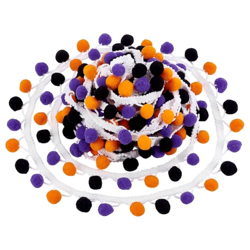 PH PandaHall 7 m Pom Pom Ball Fransenbesatz Grün Rot Fransen Ballbesatz 25mm Breites Ball Fransenband Girlandenband Nähen Quaste Spitze Für Halloween Dekoration Kleidung Kleid Basteln PH PandaHall 7 m Pom Pom Ball Fransenbesatz Grün Rot Fransen Ballbesatz 25mm Breites Ball Fransenband Girlandenband Nähen Quaste Spitze Für Halloween Dekoration Kleidung Kleid Basteln von PH PandaHall