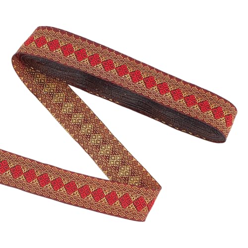 PH PandaHall 7m Vintage Jacquard Band Gestickte Spitze Trim 20mm Rhombus gewebt Trim Ethnischer Stil Farbband Boha Sewing Trim für DIY Kunsthandwerk Kostüm Nähen Geschenkverpackungen Dekoration PH PandaHall 7m Vintage Jacquard Band Gestickte Spitze Trim 20mm Rhombus gewebt Trim Ethnischer Stil Farbband Boha Sewing Trim für DIY Kunsthandwerk Kostüm Nähen Geschenkverpackungen Dekoration von PH PandaHall