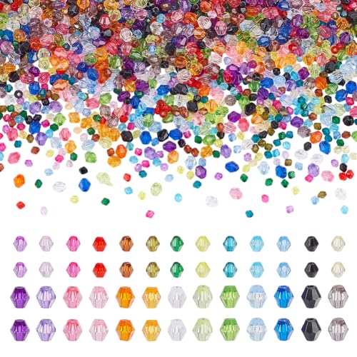 PH PandaHall 8450 Stück 13 Farben Facettenperlen 2 Stile Kristall Briolette Perlen Glas Rondelle Perlen Bunte Abstandsperlen Lose Perlen Für Armbänder Ohrringe Halsketten DIY Handwerk PH PandaHall 8450 Stück 13 Farben Facettenperlen 2 Stile Kristall Briolette Perlen Glas Rondelle Perlen Bunte Abstandsperlen Lose Perlen Für Armbänder Ohrringe Halsketten DIY Handwerk von PH PandaHall