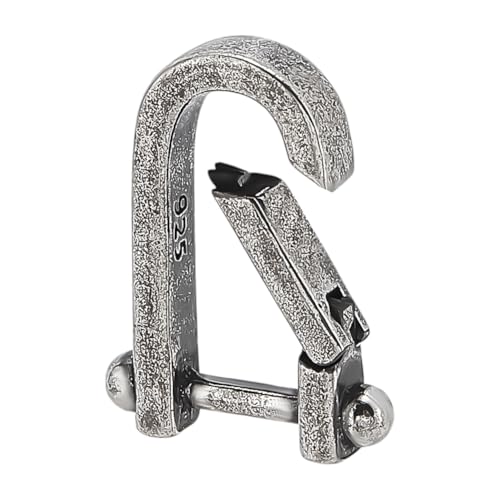 PH PandaHall 925er Sterlingsilber-Federring, antike silberne U-förmige Schmuckverschlüsse Metall-Schnappverschlüsse mit Hakenverschluss für Männer DIY-Armbänder, Halsketten, Fußkettchen, 1 Stück PH PandaHall 925er Sterlingsilber-Federring, antike silberne U-förmige Schmuckverschlüsse Metall-Schnappverschlüsse mit Hakenverschluss für Männer DIY-Armbänder, Halsketten, Fußkettchen, 1 Stück von PH PandaHall