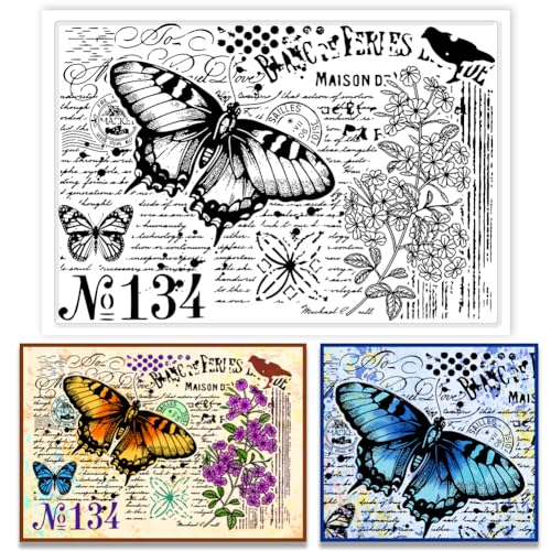 PH PandaHall Blume klar Stempel, Floral Frame Silikonstempel Pflanze Transparenter Stempel für Paper Crafting Fotoalben, Urlaubskarten, Scrapbooking, Geschenkanhängercm PH PandaHall Blume klar Stempel, Floral Frame Silikonstempel Pflanze Transparenter Stempel für Paper Crafting Fotoalben, Urlaubskarten, Scrapbooking, Geschenkanhängercm von PH PandaHall
