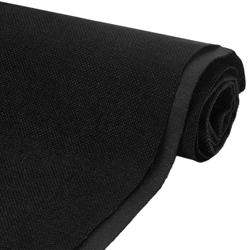 PH PandaHall Canvas-Polsterstoff aus Leinenimitat, 140 cm breit, schwarz, Polyester-Nähstoff, Sofa-Ersatzstoffe für Couth Kissen, Stühle, Reparatur, Markise, Zuhause, Outdoor-Dekoration PH PandaHall Canvas-Polsterstoff aus Leinenimitat, 140 cm breit, schwarz, Polyester-Nähstoff, Sofa-Ersatzstoffe für Couth Kissen, Stühle, Reparatur, Markise, Zuhause, Outdoor-Dekoration von PH PandaHall