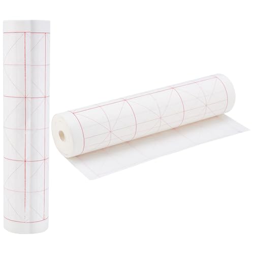 PH PandaHall Chinesische Kalligraphie Xuan Papier, Reispapier Pinsel Schreiben Sumi Papiere mit Gittern für Anfänger Student Kanji Japanische Kalligraphie Praxis, 10 cm/Gitter, 35cm×50m, Weiß PH PandaHall Chinesische Kalligraphie Xuan Papier, Reispapier Pinsel Schreiben Sumi Papiere mit Gittern für Anfänger Student Kanji Japanische Kalligraphie Praxis, 10 cm/Gitter, 35cm×50m, Weiß von PH PandaHall