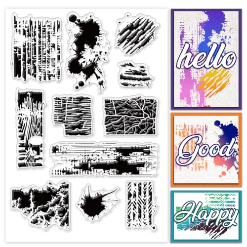 PH PandaHall Flim Hintergrund Klare Stempel Transparente Siegelstempel Mit Unregelmäßigen Mustern Silikonstempel Gummistempel Für Die Herstellung von Fotoalben Karten Und Scrapbooking PH PandaHall Flim Hintergrund Klare Stempel Transparente Siegelstempel Mit Unregelmäßigen Mustern Silikonstempel Gummistempel Für Die Herstellung von Fotoalben Karten Und Scrapbooking von PH PandaHall