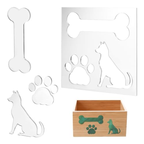 PH PandaHall Fräs-Vorlage für Holzbearbeitung, Hundeknochen/Pfoten-Fräs-Vorlagen, klare Acryl-Bienen-Inlay-Vorlagen, 3-in-1-Bastelvorlagen, Router-Schablonen für Holzprojekte, handgefertigte PH PandaHall Fräs-Vorlage für Holzbearbeitung, Hundeknochen/Pfoten-Fräs-Vorlagen, klare Acryl-Bienen-Inlay-Vorlagen, 3-in-1-Bastelvorlagen, Router-Schablonen für Holzprojekte, handgefertigte von PH PandaHall
