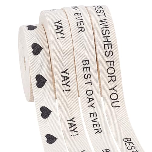 PH PandaHall Geburtstagsband 18mX16mm 4 Stile Dekoratives Bedrucktes Baumwollband Mit Worten Für Geburtstagskuchen Flowernsträuße Geschenkverpackungen Partydekorationen PH PandaHall Geburtstagsband 18mX16mm 4 Stile Dekoratives Bedrucktes Baumwollband Mit Worten Für Geburtstagskuchen Flowernsträuße Geschenkverpackungen Partydekorationen von PH PandaHall