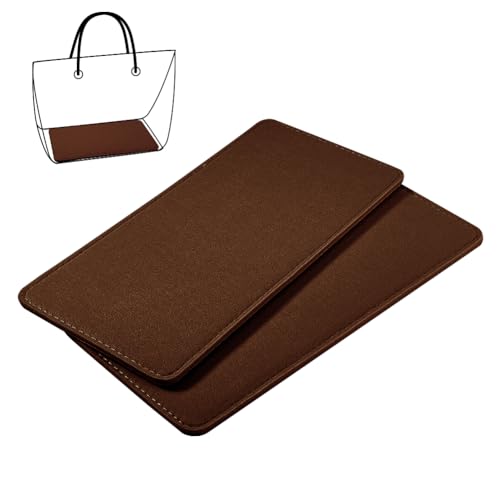 PH PandaHall Handtaschen Basisformer Brown 2 Stück 13.5 x 6.5 Zoll Rechteck Basis Einsatz Filz Basis Former Tasche Geldbörse Für Tote Leder Geldbörse Tasche Rucksack von PH PandaHall