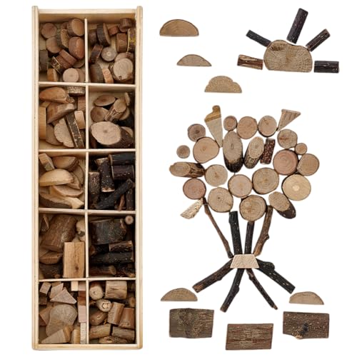 PH PandaHall Holz Bastelsets Ohne Endbearbeitung Natürliche Holzscheiben Lose Teile Spielmaterialien Kunstbedarf Für DIY Malerei Bau Und Sortieraktivitäten PH PandaHall Holz Bastelsets Ohne Endbearbeitung Natürliche Holzscheiben Lose Teile Spielmaterialien Kunstbedarf Für DIY Malerei Bau Und Sortieraktivitäten von PH PandaHall