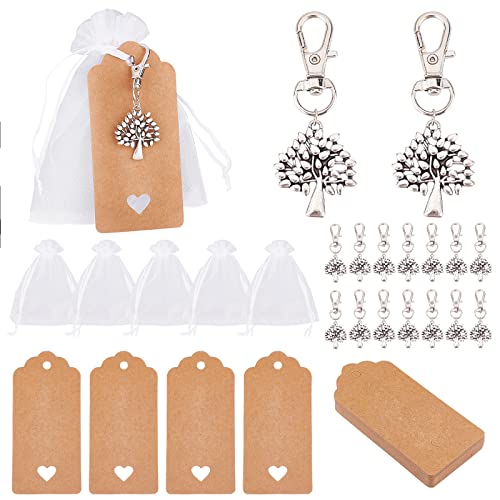PH PandaHall Lebensbaum Anhänger, 24 Sets Gastgeschenke Hochzeit Baum Des Lebens Anhänger Mit Organza Beutel Kraftpapier Anhänger Für Kommunion Braut Babyparty Hochzeit Gastgeschenke PH PandaHall Lebensbaum Anhänger, 24 Sets Gastgeschenke Hochzeit Baum Des Lebens Anhänger Mit Organza Beutel Kraftpapier Anhänger Für Kommunion Braut Babyparty Hochzeit Gastgeschenke von PH PandaHall