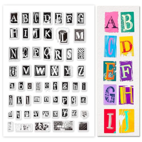 PH PandaHall Letter Clear Stamps für die Kartenherstellung, Alphabet Gummistempel Transparentes Papier Craft Briefmarken für DIY Scrapbooking Stamps Dekoration Karte Album Crafting PH PandaHall Letter Clear Stamps für die Kartenherstellung, Alphabet Gummistempel Transparentes Papier Craft Briefmarken für DIY Scrapbooking Stamps Dekoration Karte Album Crafting von PH PandaHall
