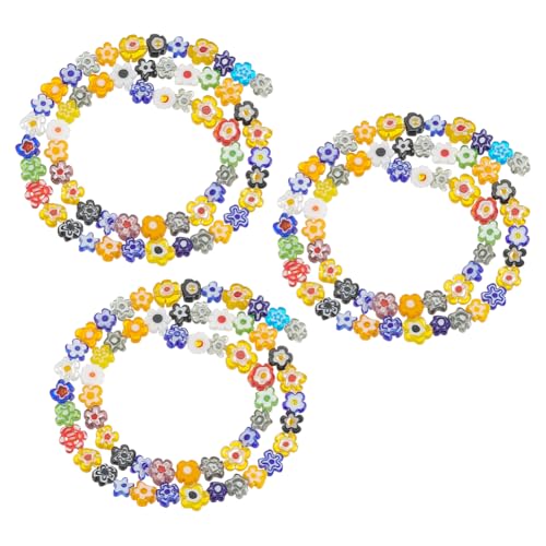 PH PandaHall Millefiori Glasperlen, 6 ~ 9 mm, flache Blumenperlen, lose Abstandshalter, Perlen für DIY-Ohrringe, Schmuck, Armbänder, Neclace, Choker, Basteln, gemischte Farben, 168 Stück PH PandaHall Millefiori Glasperlen, 6 ~ 9 mm, flache Blumenperlen, lose Abstandshalter, Perlen für DIY-Ohrringe, Schmuck, Armbänder, Neclace, Choker, Basteln, gemischte Farben, 168 Stück von PH PandaHall