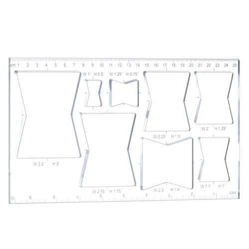 PH PandaHall Moo für Schmetterlingsfräser aus transparentem Acryl Moo für Band mit Inlay für Fräsmaschine für Schreinerei Handwerk 25 x 13 cm PH PandaHall Moo für Schmetterlingsfräser aus transparentem Acryl Moo für Band mit Inlay für Fräsmaschine für Schreinerei Handwerk 25 x 13 cm von PH PandaHall