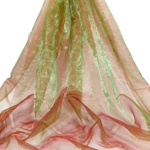 PH PandaHall Organza-Spitzenstoff, ca. 150 cm breit, durchscheinender Stoff, magischer glänzender Stoff, Laserstoff, Gaze-Stoff für Kleid, Bühne, Show, Kostüm, Hochzeit, Kleidung, Accessoires, PH PandaHall Organza-Spitzenstoff, ca. 150 cm breit, durchscheinender Stoff, magischer glänzender Stoff, Laserstoff, Gaze-Stoff für Kleid, Bühne, Show, Kostüm, Hochzeit, Kleidung, Accessoires, von PH PandaHall