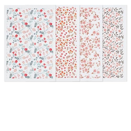 PH PandaHall Polymer-Ton-Transferpapier, 4 Stile, 15 x 10,2 cm, Blumen-Transferpapier-Transferaufkleber, Retro-Blumenpapier, Transferblätter für Polymerton, DIY, Ohrringe, Haarspangen PH PandaHall Polymer-Ton-Transferpapier, 4 Stile, 15 x 10,2 cm, Blumen-Transferpapier-Transferaufkleber, Retro-Blumenpapier, Transferblätter für Polymerton, DIY, Ohrringe, Haarspangen von PH PandaHall
