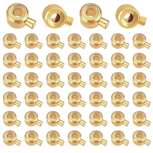 PH PandaHall Quetschperlen, 18 Karat vergoldet, Messing-Stopperperlen, Gold, Metall, Quetschperlen, Spaltenpositionierung, Abstandshalter für Halsketten, Armbänder, Schmuckherstellung, Zubehör, Enden PH PandaHall Quetschperlen, 18 Karat vergoldet, Messing-Stopperperlen, Gold, Metall, Quetschperlen, Spaltenpositionierung, Abstandshalter für Halsketten, Armbänder, Schmuckherstellung, Zubehör, Enden von PH PandaHall
