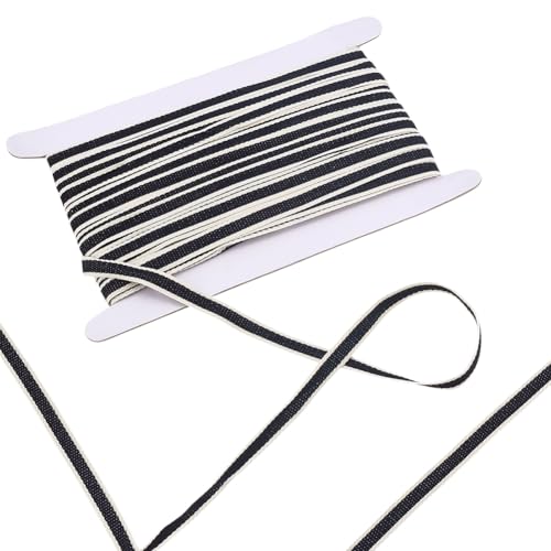 PH PandaHall Schwarz Weiß Streifen Band, 22.8m x 10.5mm Gestreiftes Grosgrain-Band Polyester-Stoff Bänder Handwerk Bänder für Geschenkverpackungen Heimdekoration DIY Basteln Nähen PH PandaHall Schwarz Weiß Streifen Band, 22.8m x 10.5mm Gestreiftes Grosgrain-Band Polyester-Stoff Bänder Handwerk Bänder für Geschenkverpackungen Heimdekoration DIY Basteln Nähen von PH PandaHall