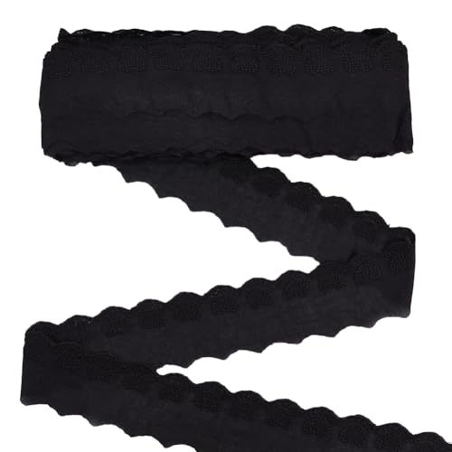 PH PandaHall Spitzenband aus Baumwolle, 5,3 cm breit, mit Ösen, Stoffbordüre, Herzmuster, Spitzenband, gewellter Rand, florales besticktes Band zum Nähen von Kleidern, Kleidung, DIY, Heimdekoration PH PandaHall Spitzenband aus Baumwolle, 5,3 cm breit, mit Ösen, Stoffbordüre, Herzmuster, Spitzenband, gewellter Rand, florales besticktes Band zum Nähen von Kleidern, Kleidung, DIY, Heimdekoration von PH PandaHall